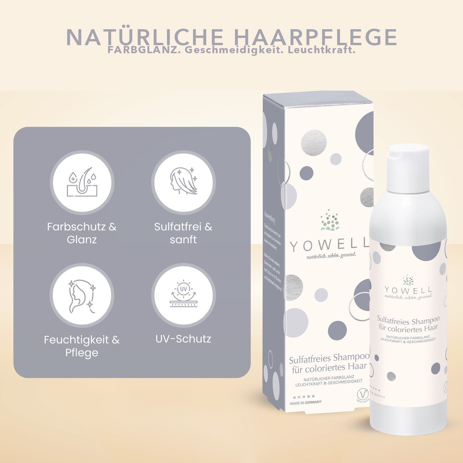Sulfatfreies Shampoo für coloriertes Haar